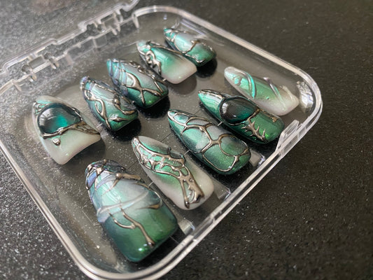 CYBER GREEN - KEMYX NAILS PRESS-ON