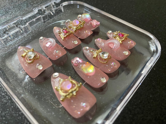 BLUSH CRYSTAL - KEMYX NAILS PRESS-ON